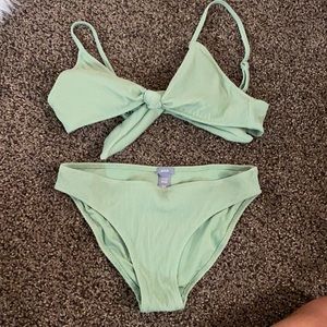 Aerie light green swim bikini